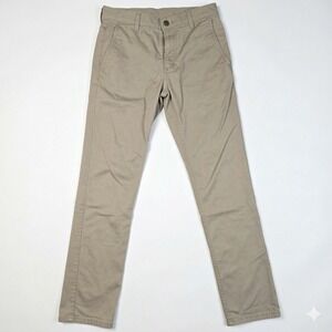 Levis 511 Slim Fit Chino Pants Mens 30x32 Khaki Tan Twill Trousers 13151-0084